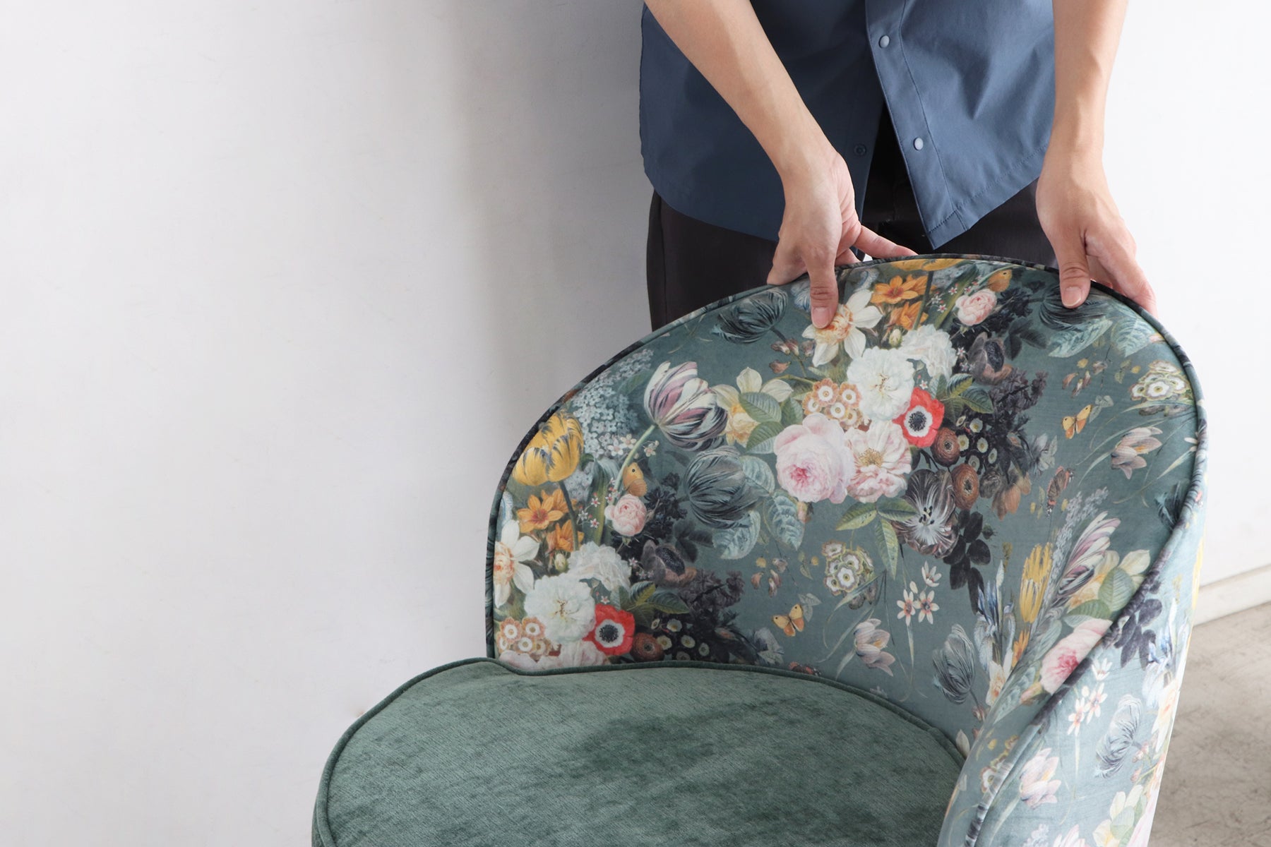 ナチュリア 1人掛け 回転ソファ