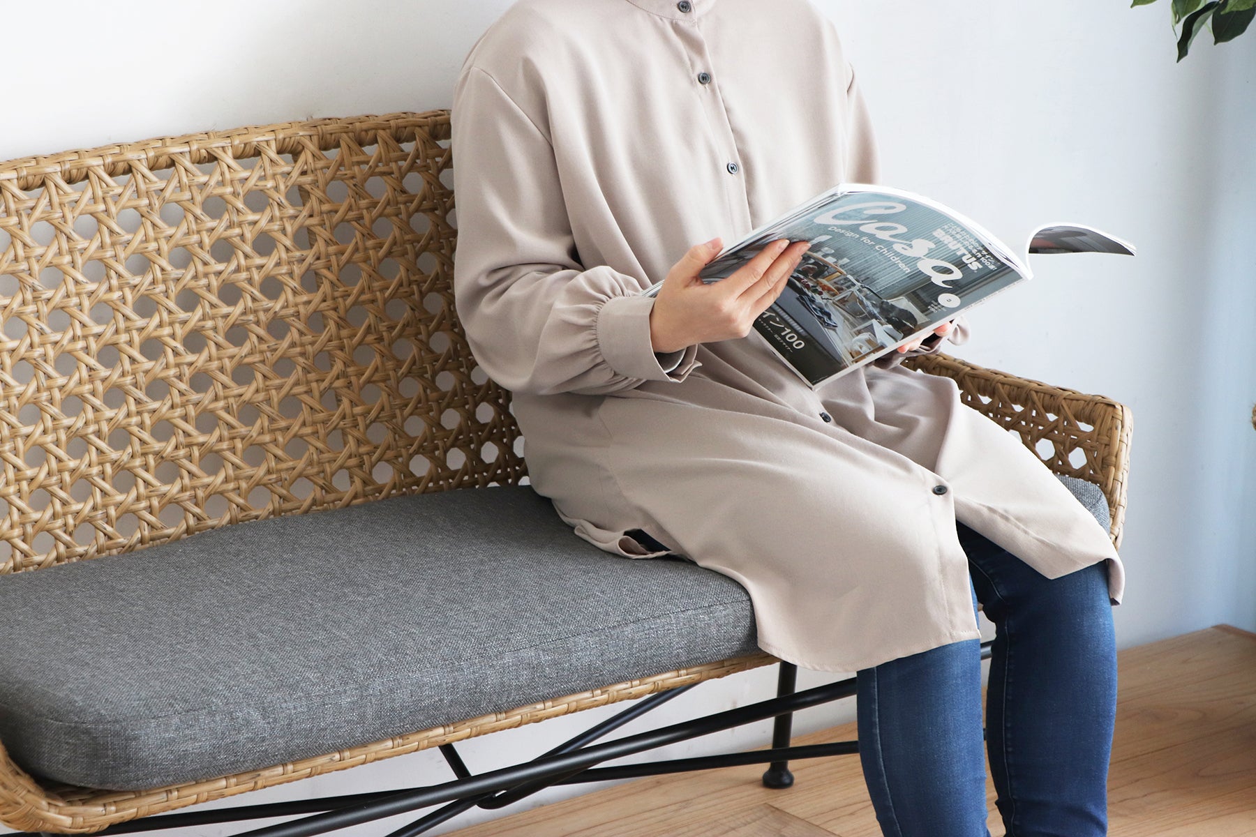 リゾネア ベンチソファ 2P