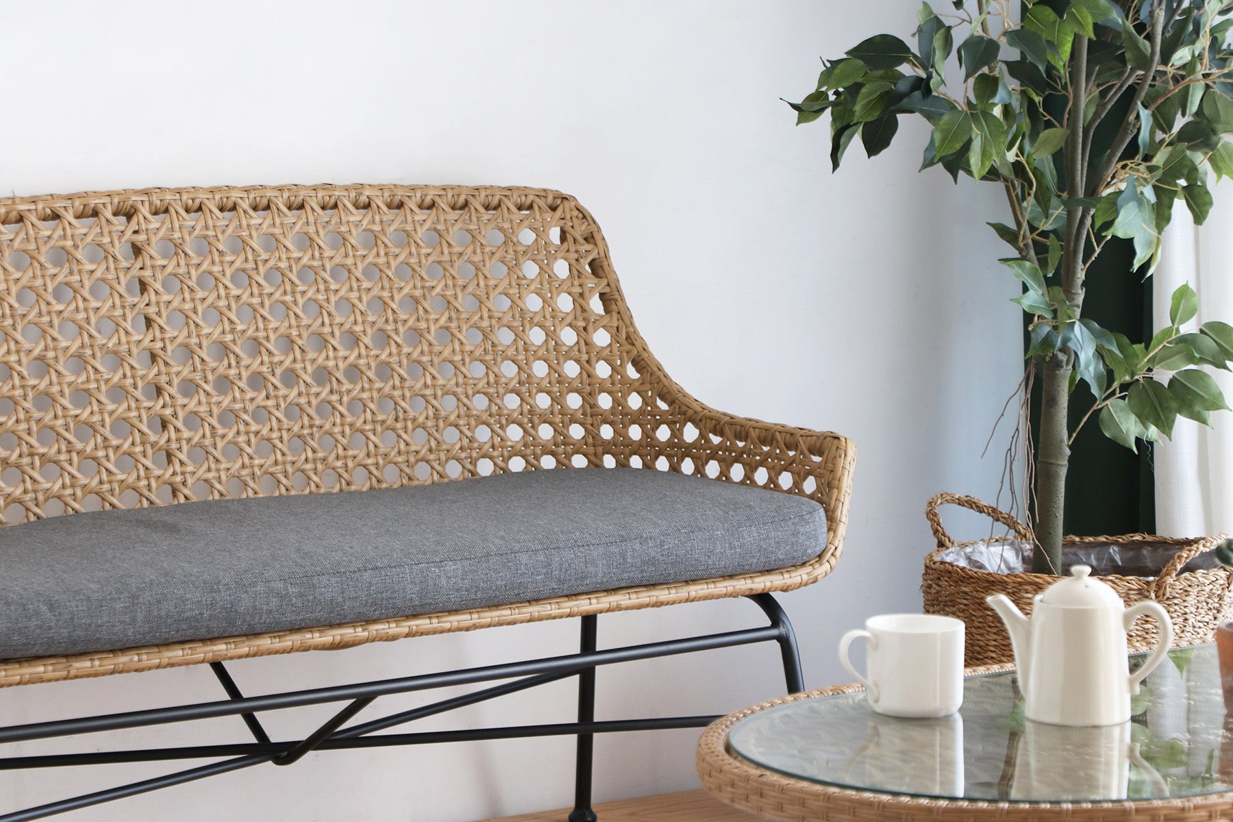 リゾネア ベンチソファ 2P