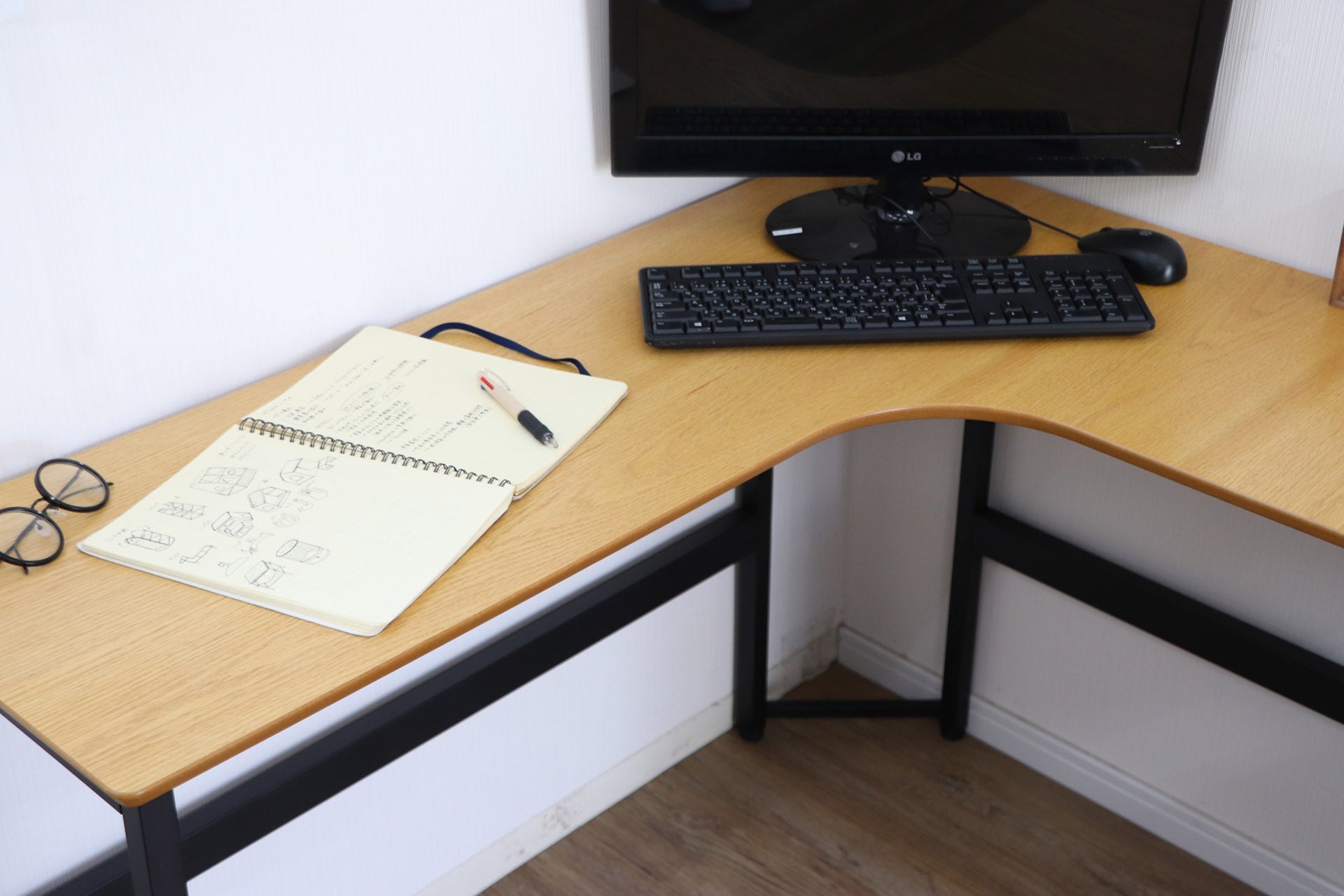 アベニュー L型デスク