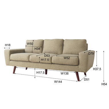 ルシア ソファ 3人掛け