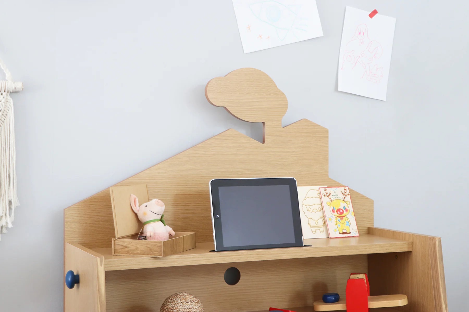 ちぃも おうちタブレットスタンド付収納