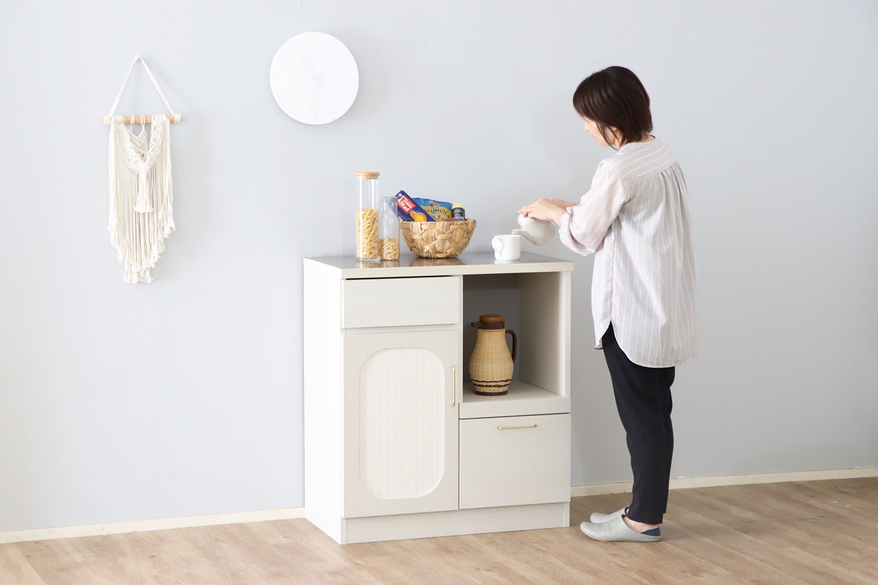 シロカ キッチンカウンター 80