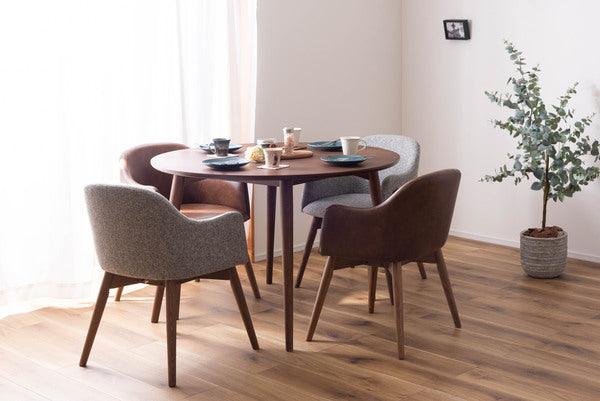 カラメリ 円形 ダイニングテーブル