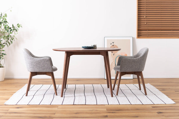 カラメリ 円形 ダイニングテーブル