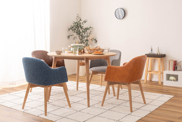 カラメリ 円形 ダイニングテーブル