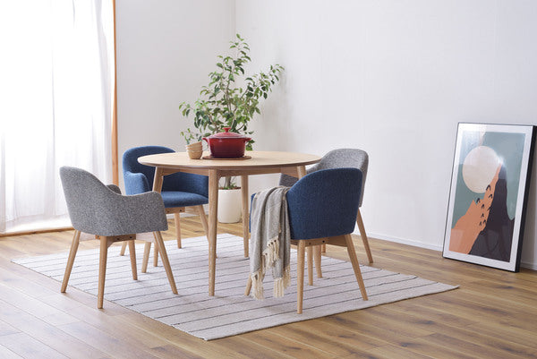 カラメリ 円形 ダイニングテーブル