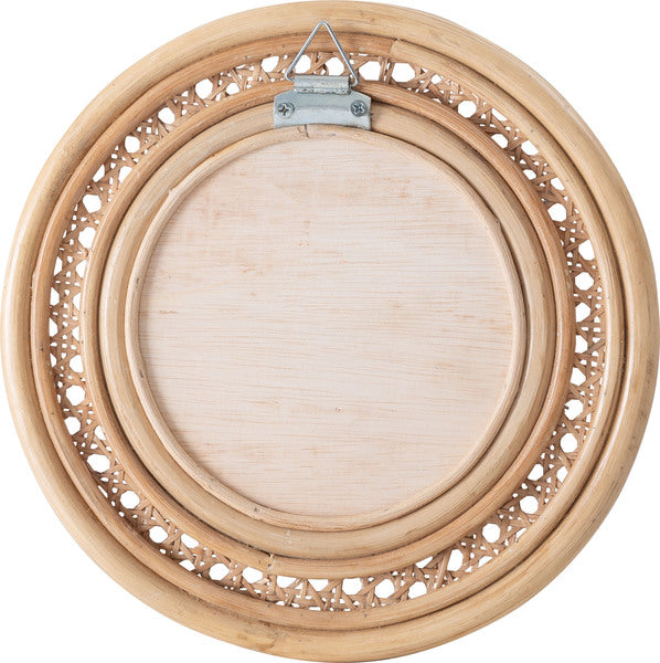 ラタンミラー スタンド付き