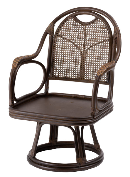 ラタン回転チェア