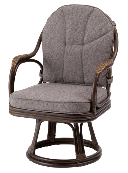 ラタン回転チェア