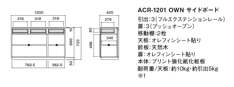 アコール キャビネット
