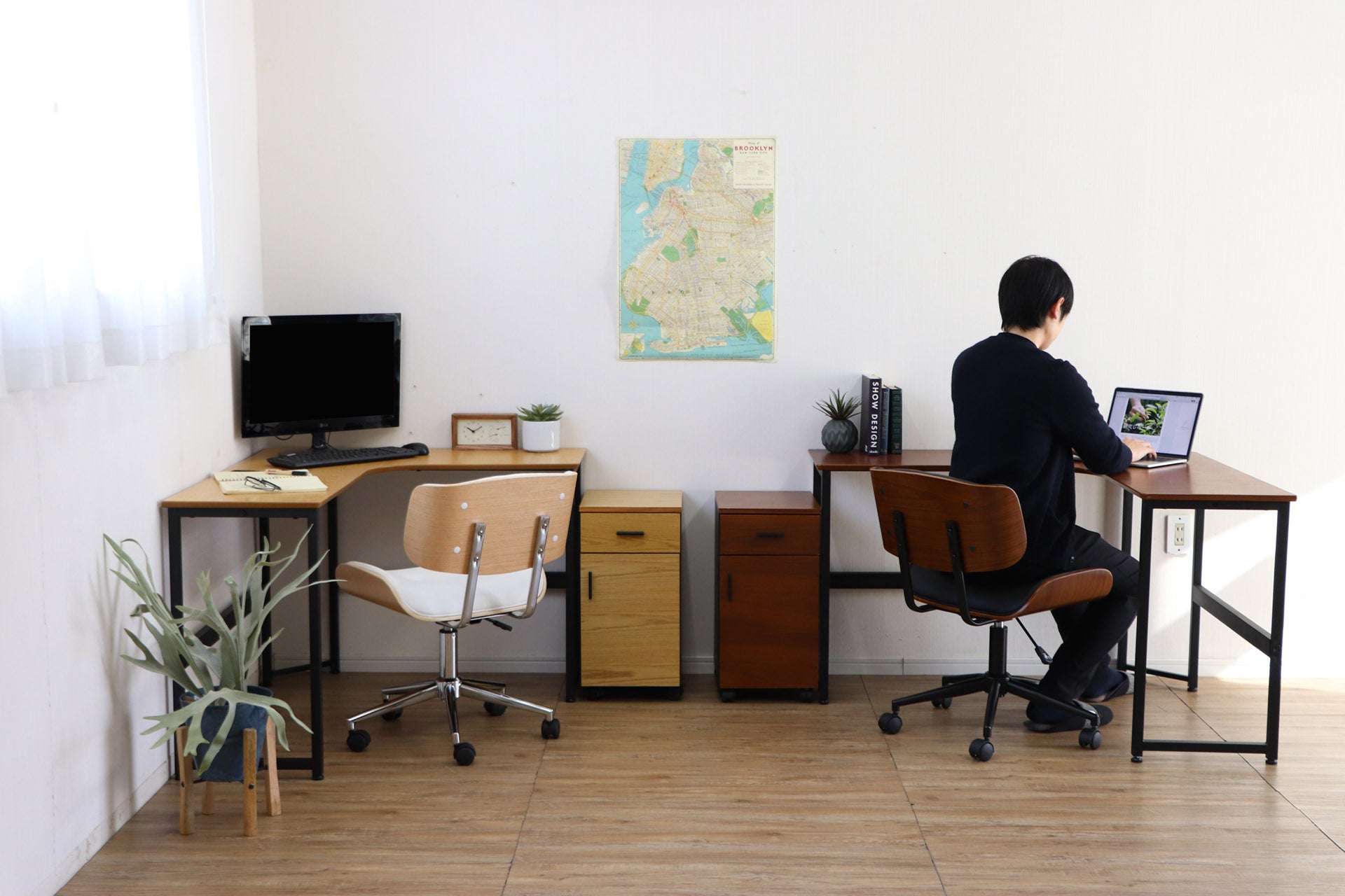 アベニュー L型デスク